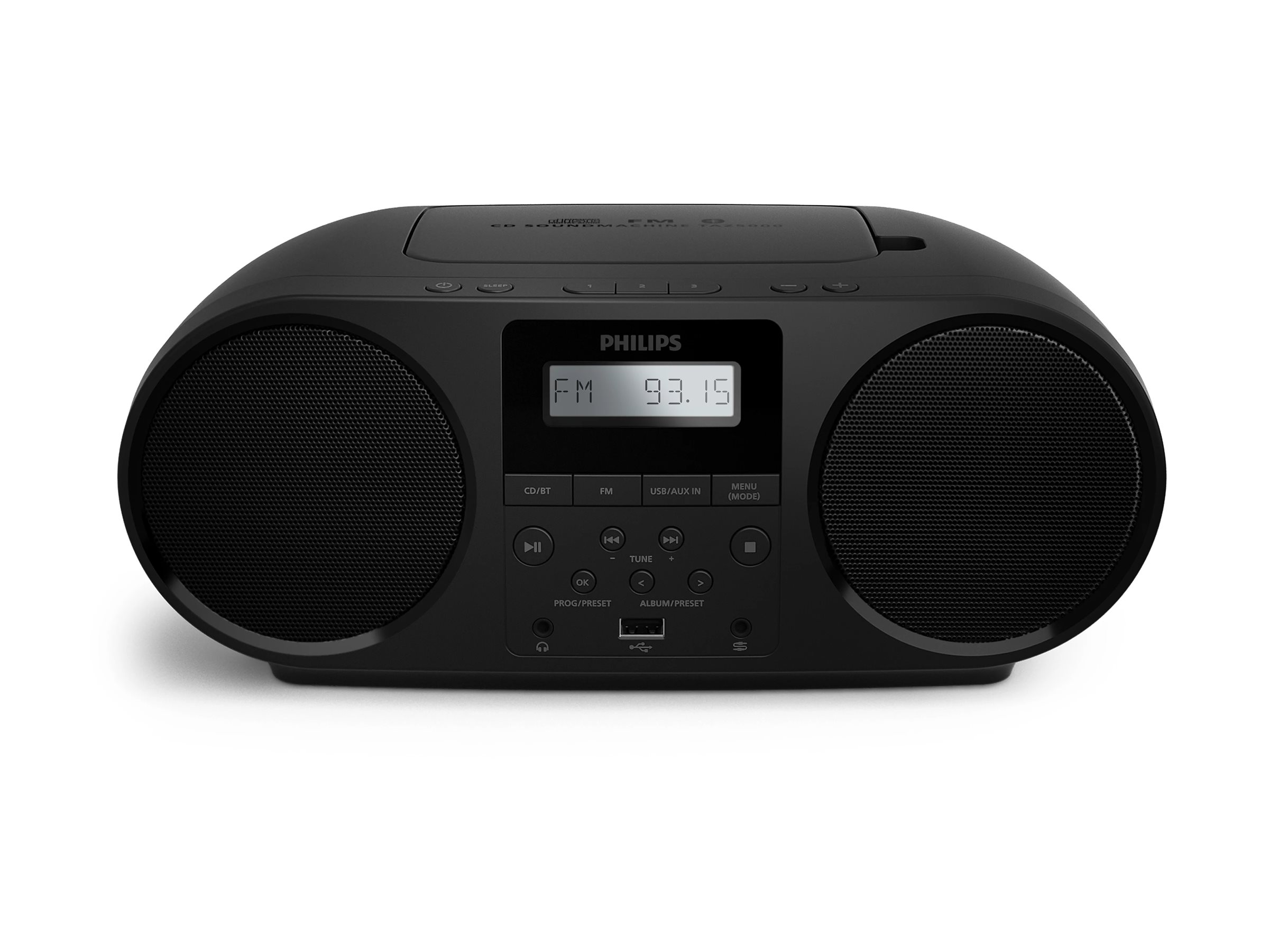 Philips Boombox CD/FM-radio/Bluetooth TAZ5000/10 Svart