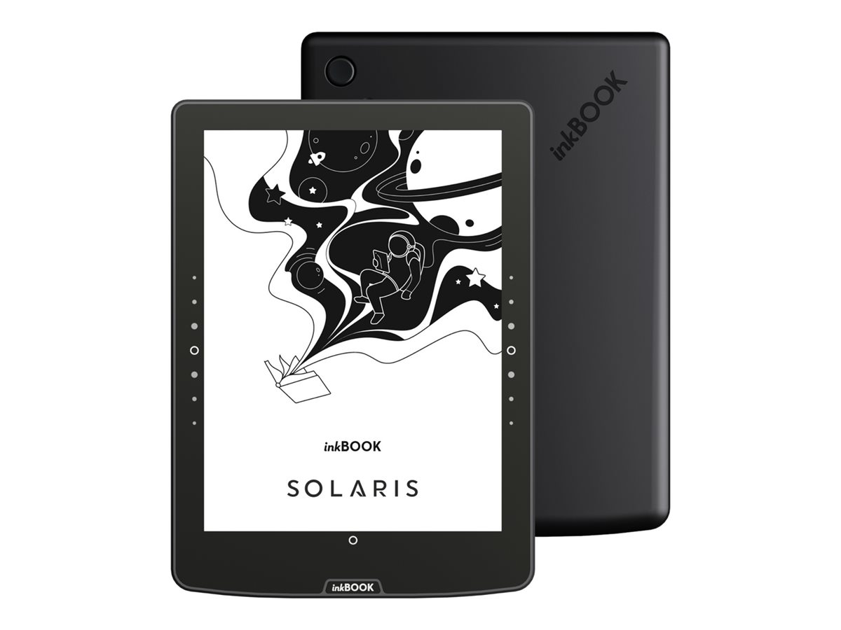 inkBOOK Solaris - eBook læser - inkBOOK OS - 32 GB - 6 monokrom E Ink Carta EPD (1024 x 758) - touch screen - Wi-Fi, Bluetooth - sort