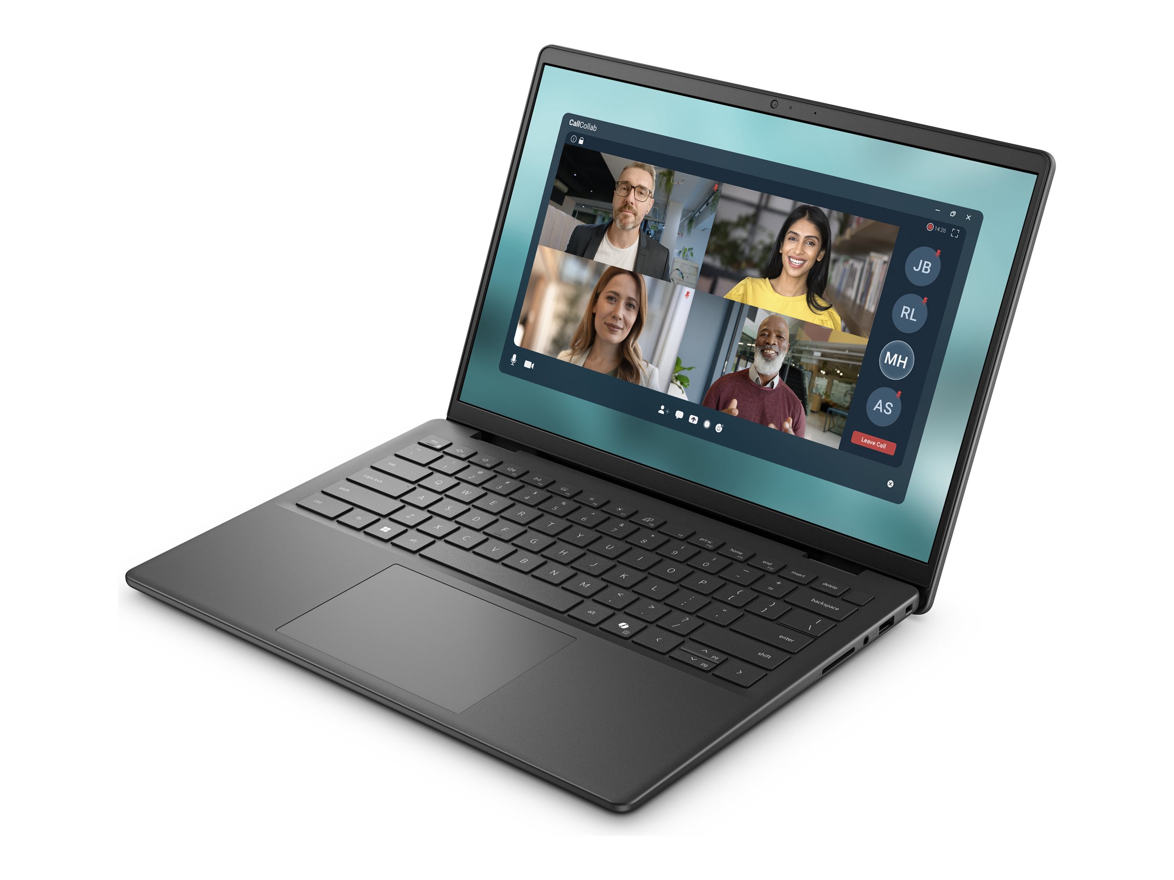 Dell Pro 14 Essential PV14250 - Intel Core 5 - 120U / op til 5 GHz - Win 11 Pro - Intel Graphics - 16 GB RAM - 512 GB SSD NVMe - 14 IPS 1920 x 1200 (Full HD Plus) - Wi-Fi 6 - carbon-sort - BTS - med 1 Year Basic Onsite