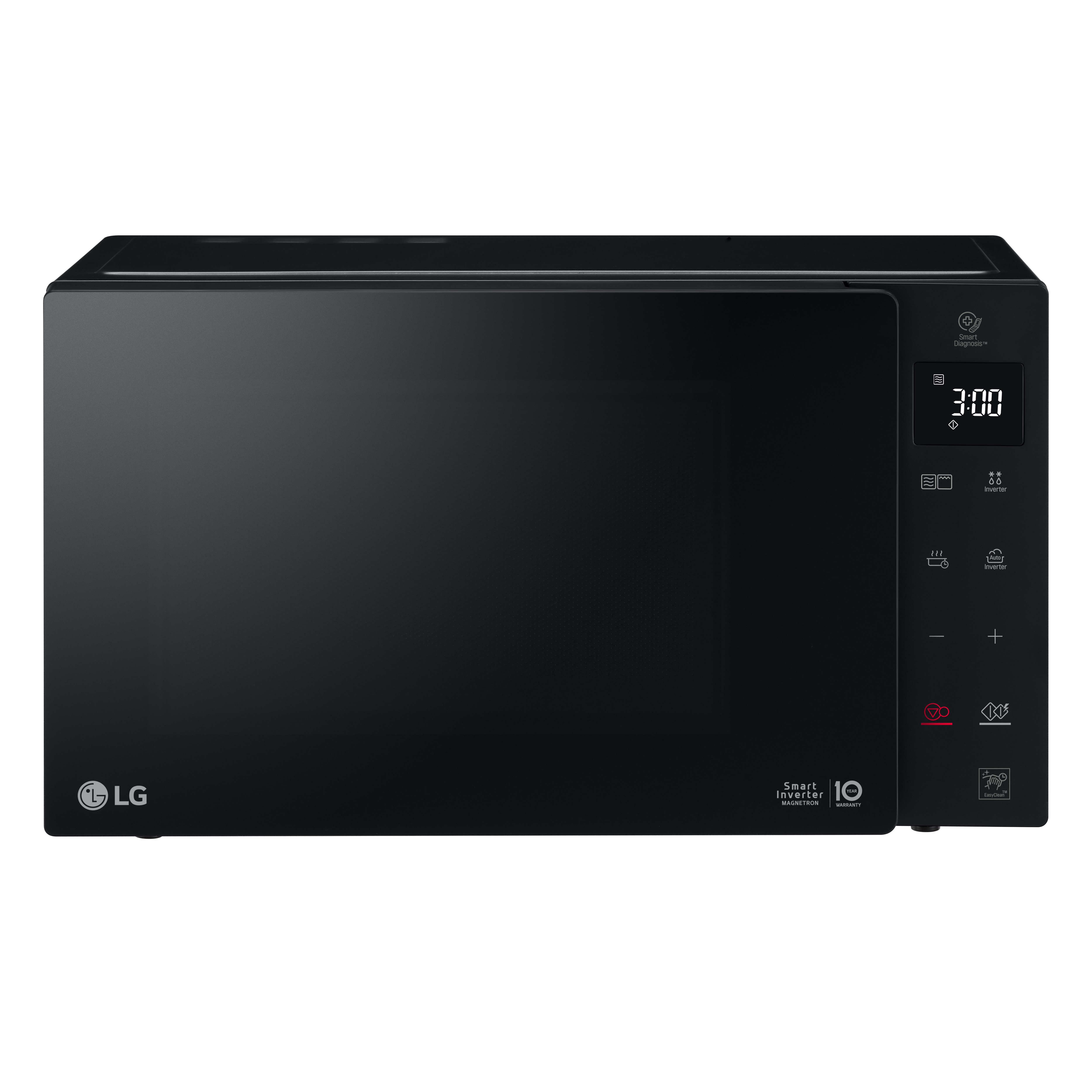 LG NeoChef MH6535GIS - Mikrobølgeovn med grill - 25 liter - 1100 W - sort