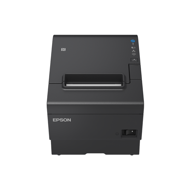 Epson TM T88VII (112) - Kvitteringsprinter - termisk linje - Rulle (7,95 cm) - 180 x 180 dpi - op til 500 mm/sek. - USB 2.0, USB 2.0 vært, LAN, seriel - skærer - sort