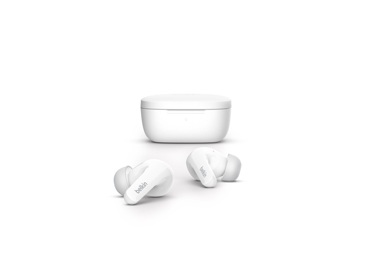 Belkin SoundForm Flow Trådløs Ægte trådløse øretelefoner Hvid