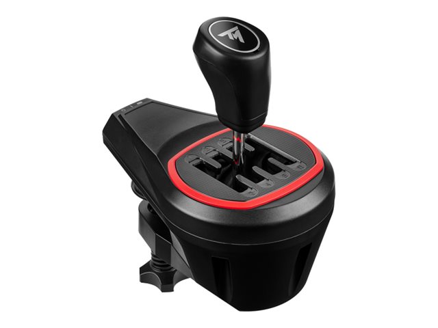 Thrustmaster TH8S Shifter, Tilføjelse til racerskifter, Sort, Rød, PS5, PS4, Xbox One and Xbox Series X|S Thrustmaster Force Feedback racing wheels, 130 mm, 220 mm, 240 mm