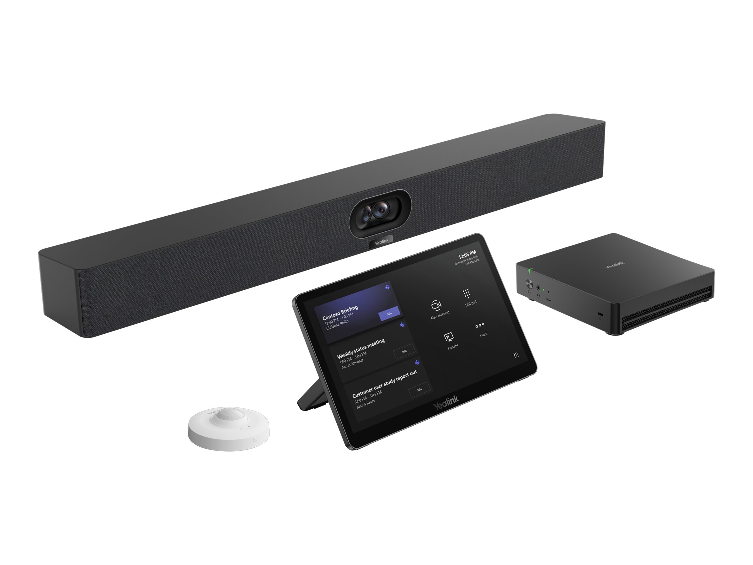 Yealink MVC Series MVC S40-C5U Videokonferencepakke 8 mikrofoner 11.6"