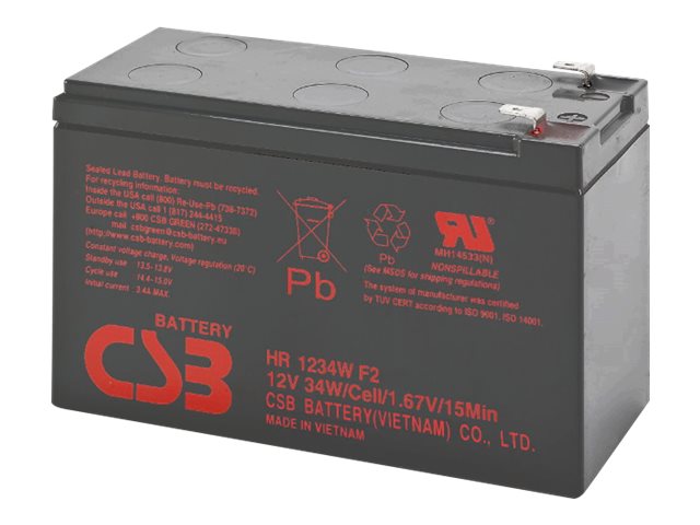 BlueWalker Battery CSB HR1234W AGM 12V/9Ah