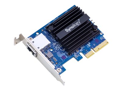 Synology E10G18-T1 - Netværksadapter - PCIe 3.0 x4 lavprofil - 10Gb Ethernet x 1 - for Disk Station DS1618  RackStation RS1219, RS2418, RS2818, RS3618, RS818