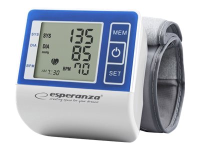 Esperanza VIGOR Blodtryksmåler Blå Grå Hvid