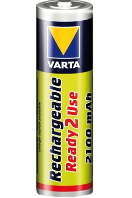 Varta Ni-MH, 2100 mAh, AA, Genopladeligt batteri, AA, Nikkel-Metalhydrid (NiMH), 1,2 V, 2100 mAh