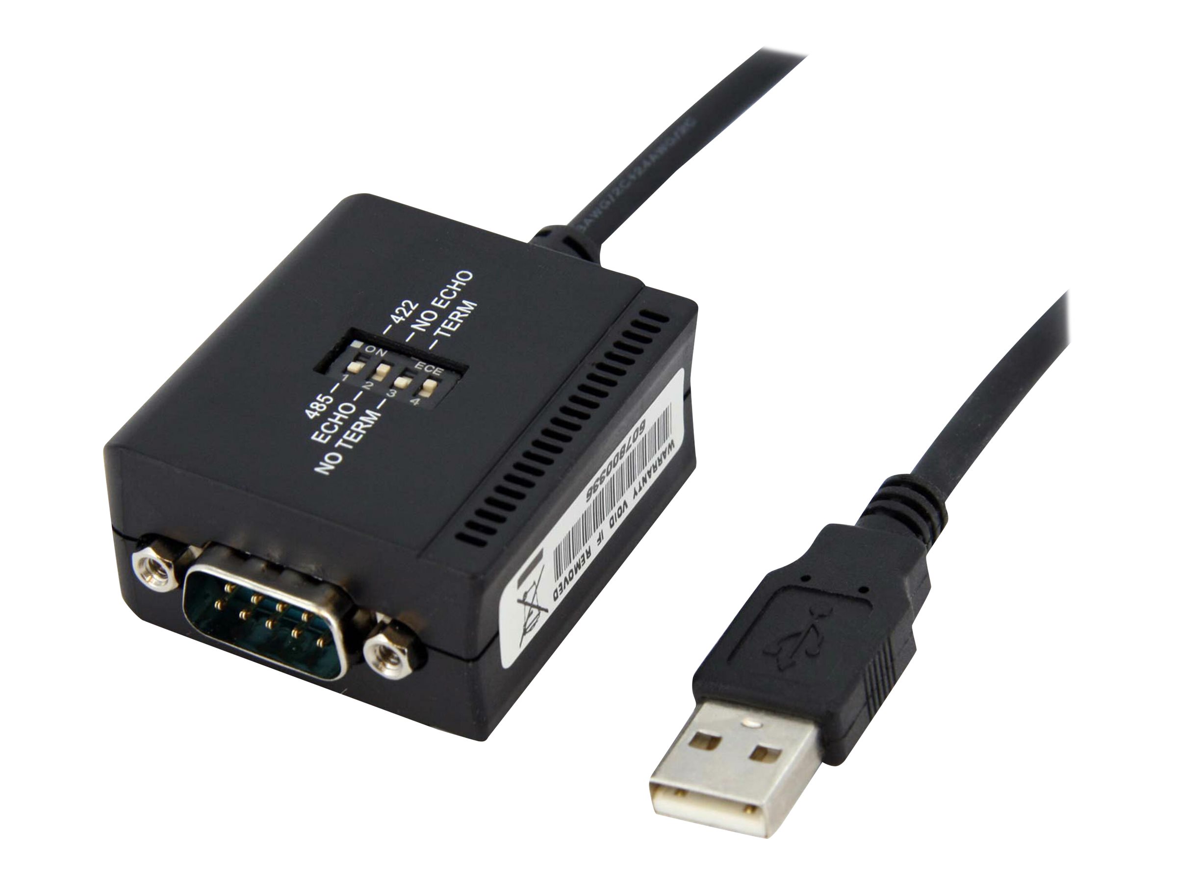 StarTech.com 1-Port Professional RS422/485 USB Serial Cable Adapter COM Retention 1.8m
