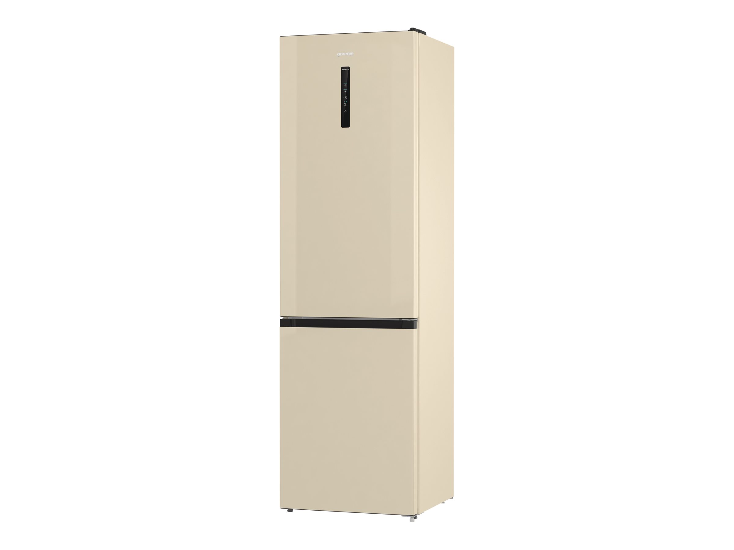 Gorenje NRK6202AC4 - Køleskab/fryser - bund-fryser - bredde: 60 cm - dybde: 59.2 cm - højde: 200 cm - 331 liter - Klasse E