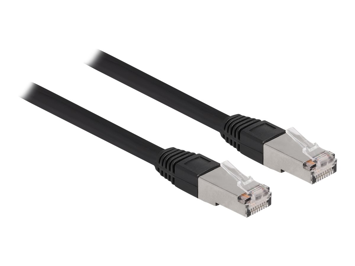 DeLOCK CAT 6a S/FTP 15m Patchkabel Sort
