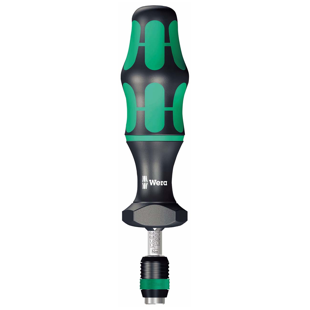 WERA Serie 7400 Kraftform indstillelig momentskruetrækkere med Rapidaptor hurtigskift, art. no. 7441 x 1.2-3.0 Nm