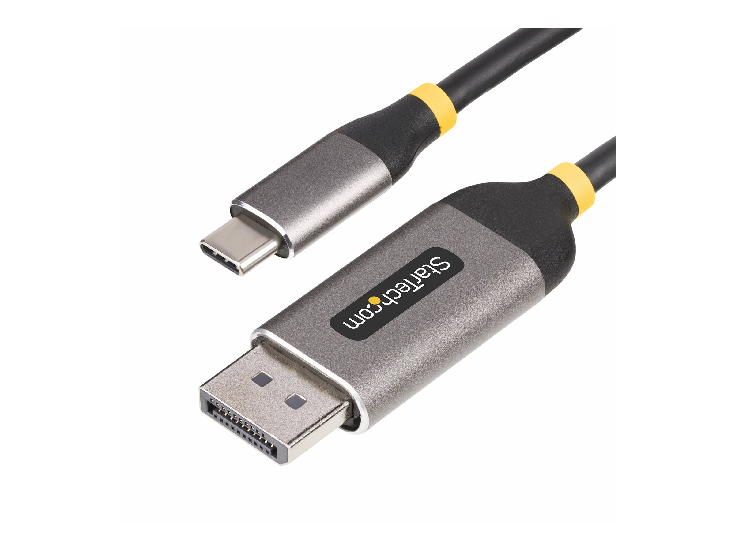 StarTech.com 10ft (3m) USB-C to DisplayPort Adapter Cable, 8K 60Hz Videoadapterkabel 3m Sort Grå billede
