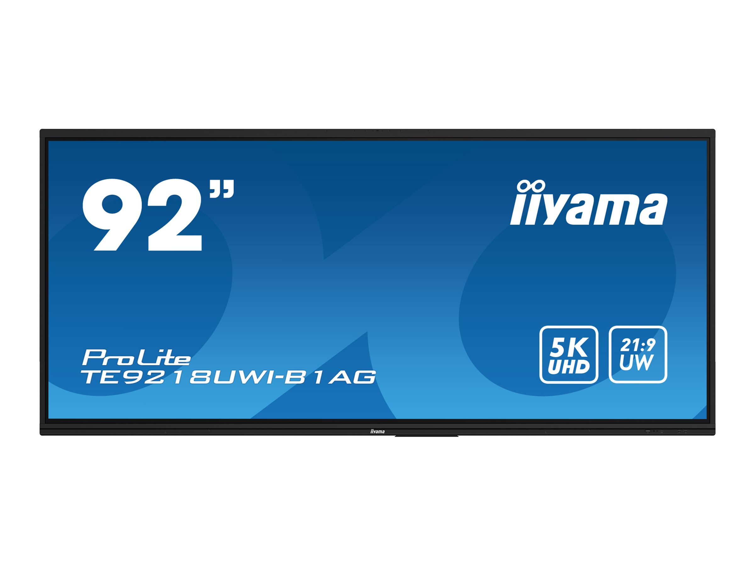 iiyama ProLite TE9218UWI-B1AG 92" Class (91.5" viewable) LED-backlit LCD display - 5K - for digital signage / interactive communication
