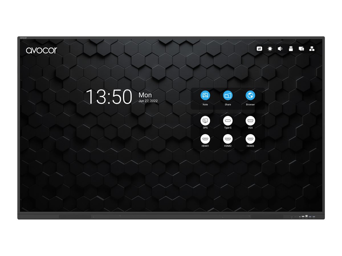 Avocor AVS-6510E LED-bagbelyst LCD fladt paneldisplay 3840 x 2160 65"