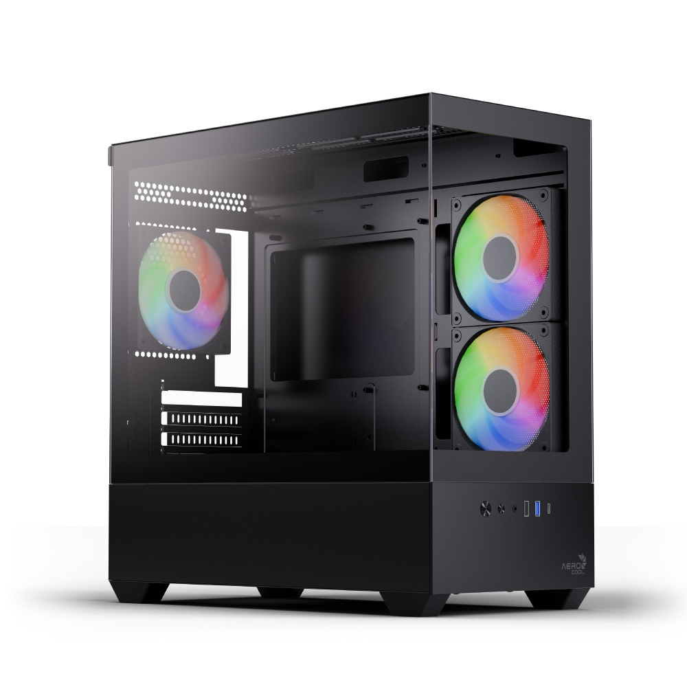 Aerocool P300D G-BK-v1 Mini Tower ATX Sort
