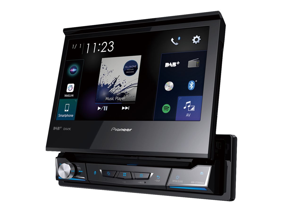 Pioneer AVH Z7200DAB DVD-modtager 7" 50 watt x 4