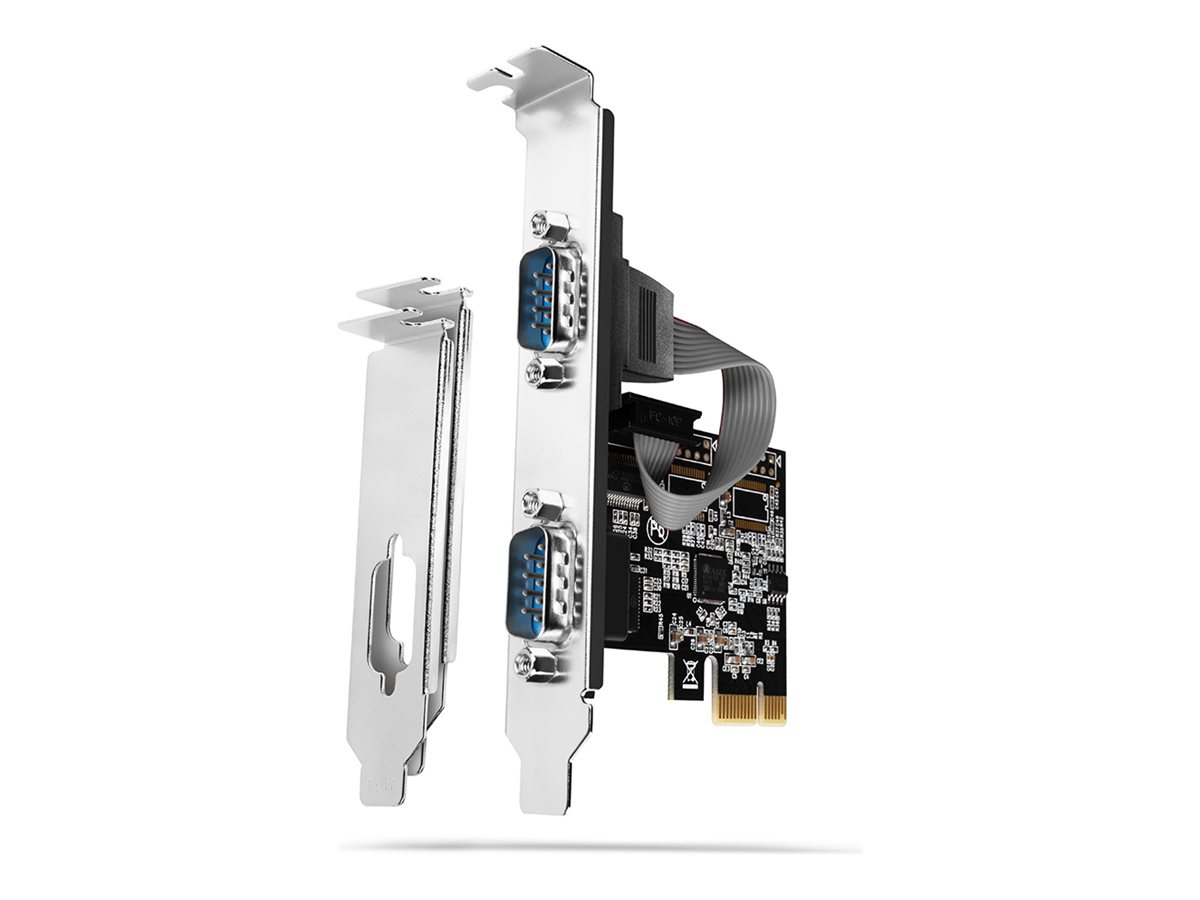 AXAGON PCEA-S2N - Seriel adapter - PCIe 2.0 x16 - RS-232 x 2