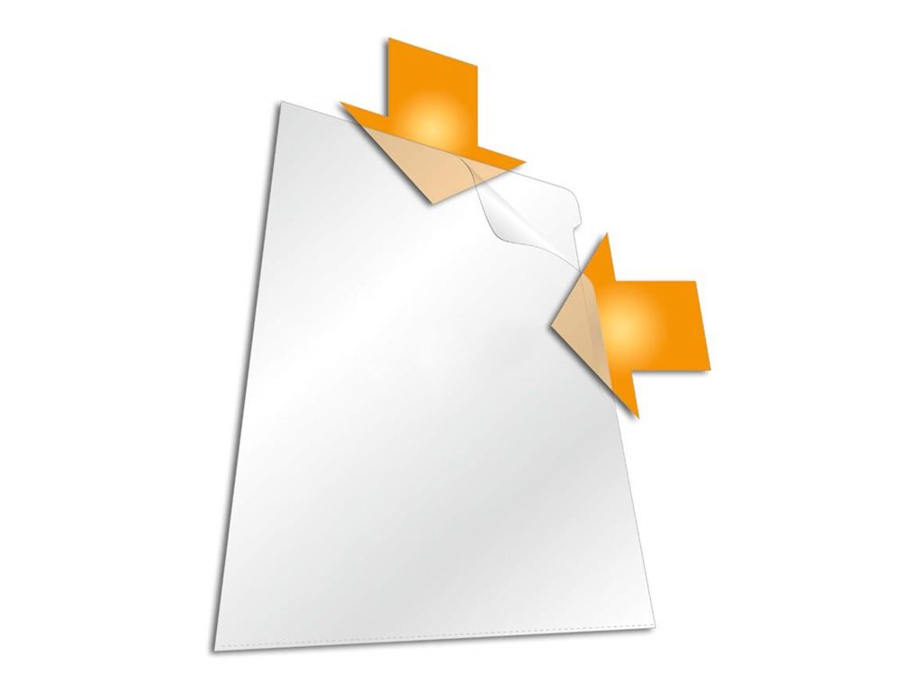 DURABLE STANDARD - L-formet mappe - for A4 (210 x 297 mm) - Krystalklar (pakke med 10)