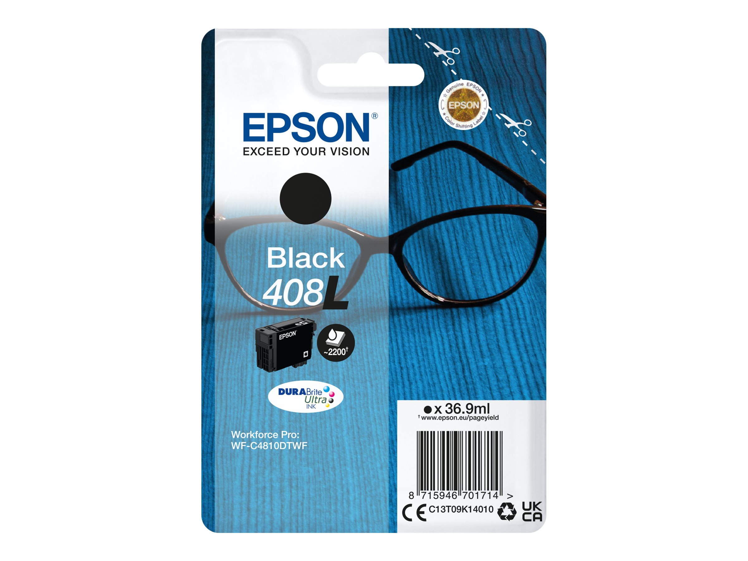 Epson 408XL - Extra High Capacity - black - original - ink cartridge