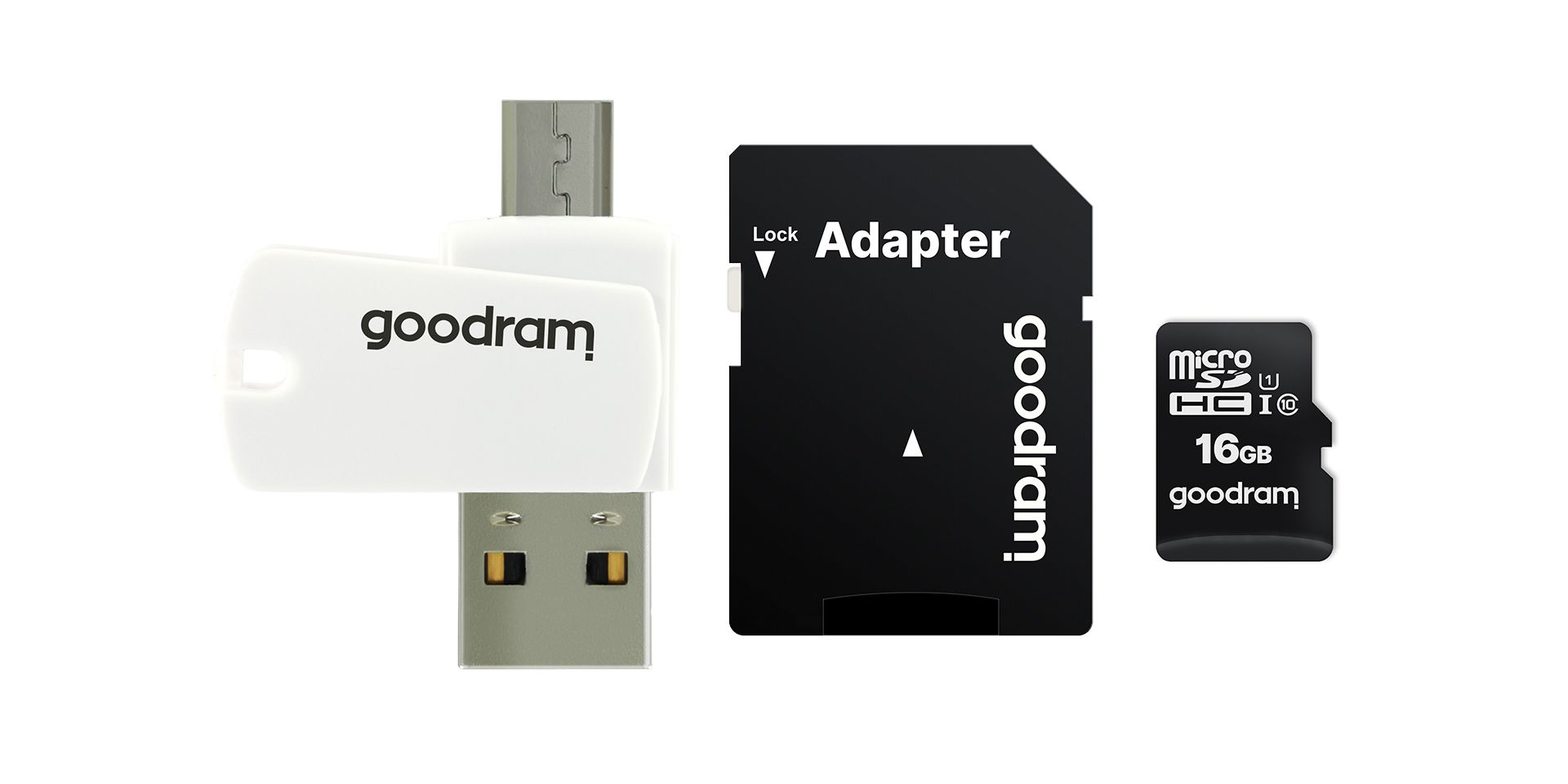 Goodram M1A4 All in One 16 GB MicroSDHC UHS-I Klasse 10