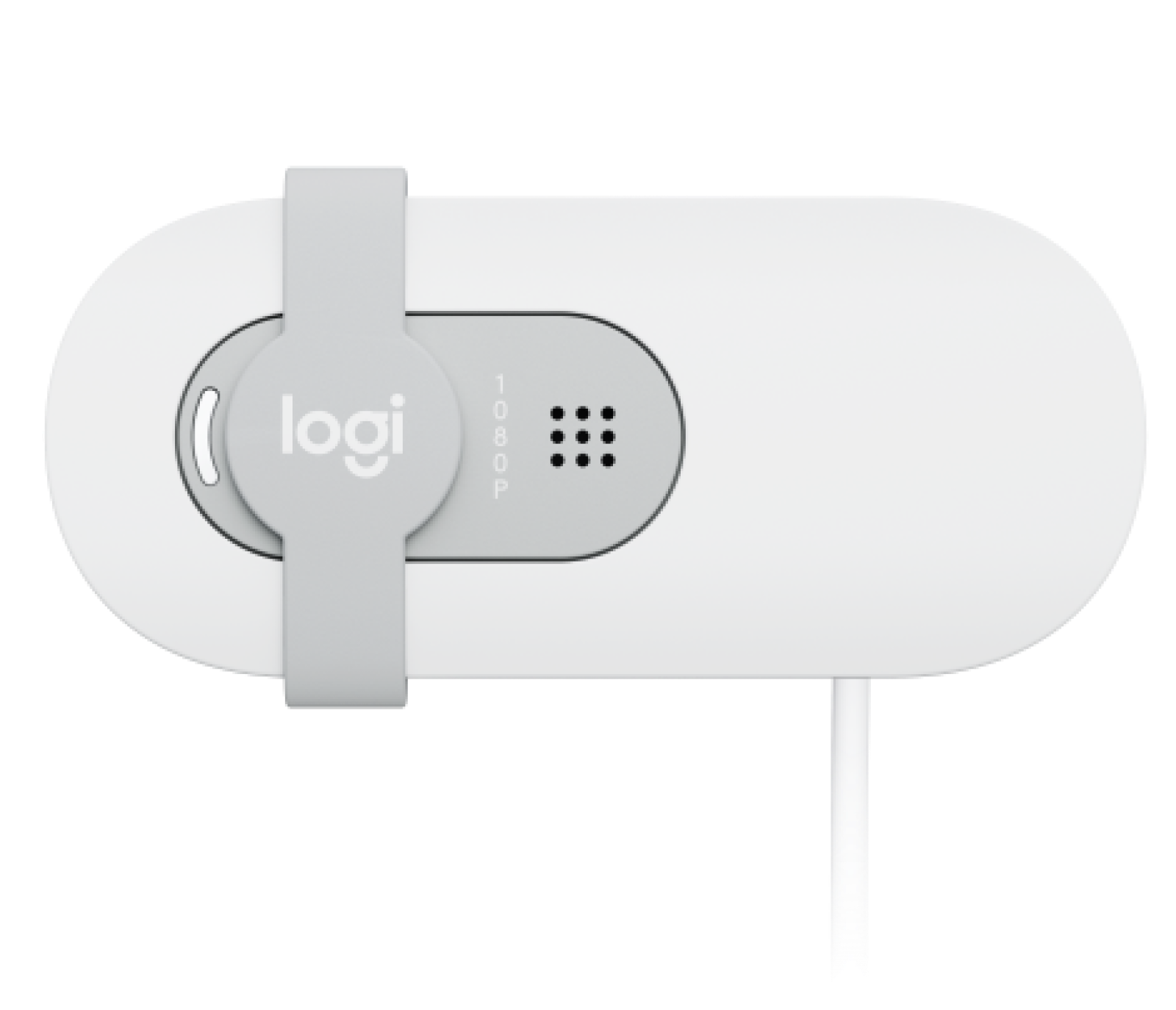 Logitech® | BRIO 100 - Webcam - Full HD - 1920 x 1080 - indbygget mikrofon - USB-C - Off-White