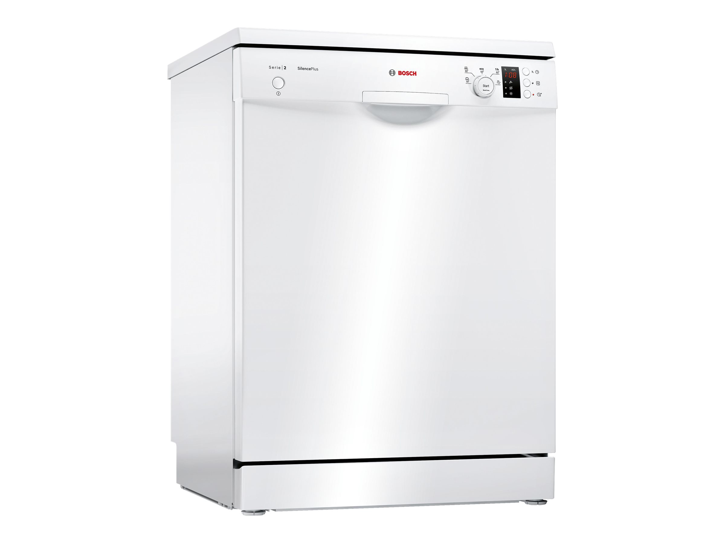 Bosch Serie | 2 SilencePlus SMS25AW05E - Opvaskemaskine - bredde: 60 cm - dybde: 60 cm - højde: 84.5 cm - hvid