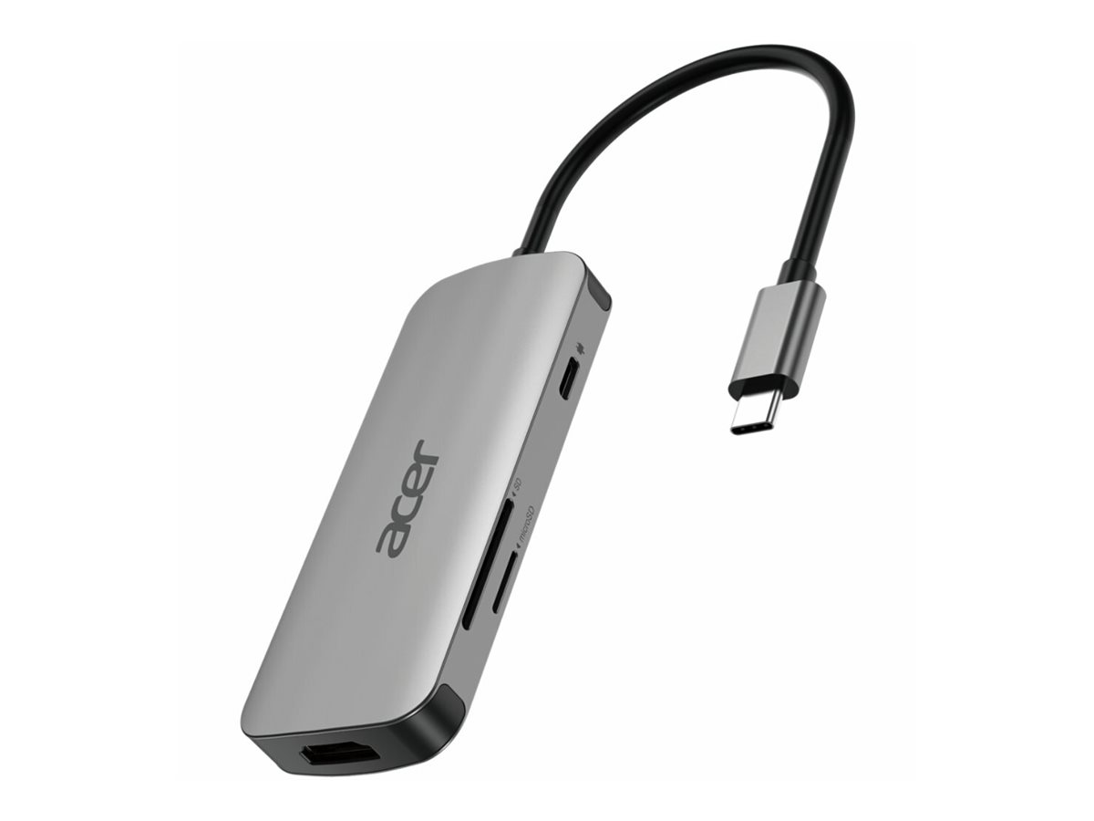 Acer 7-In-1 Type-C Dongle - docking station - USB-C - HDMI