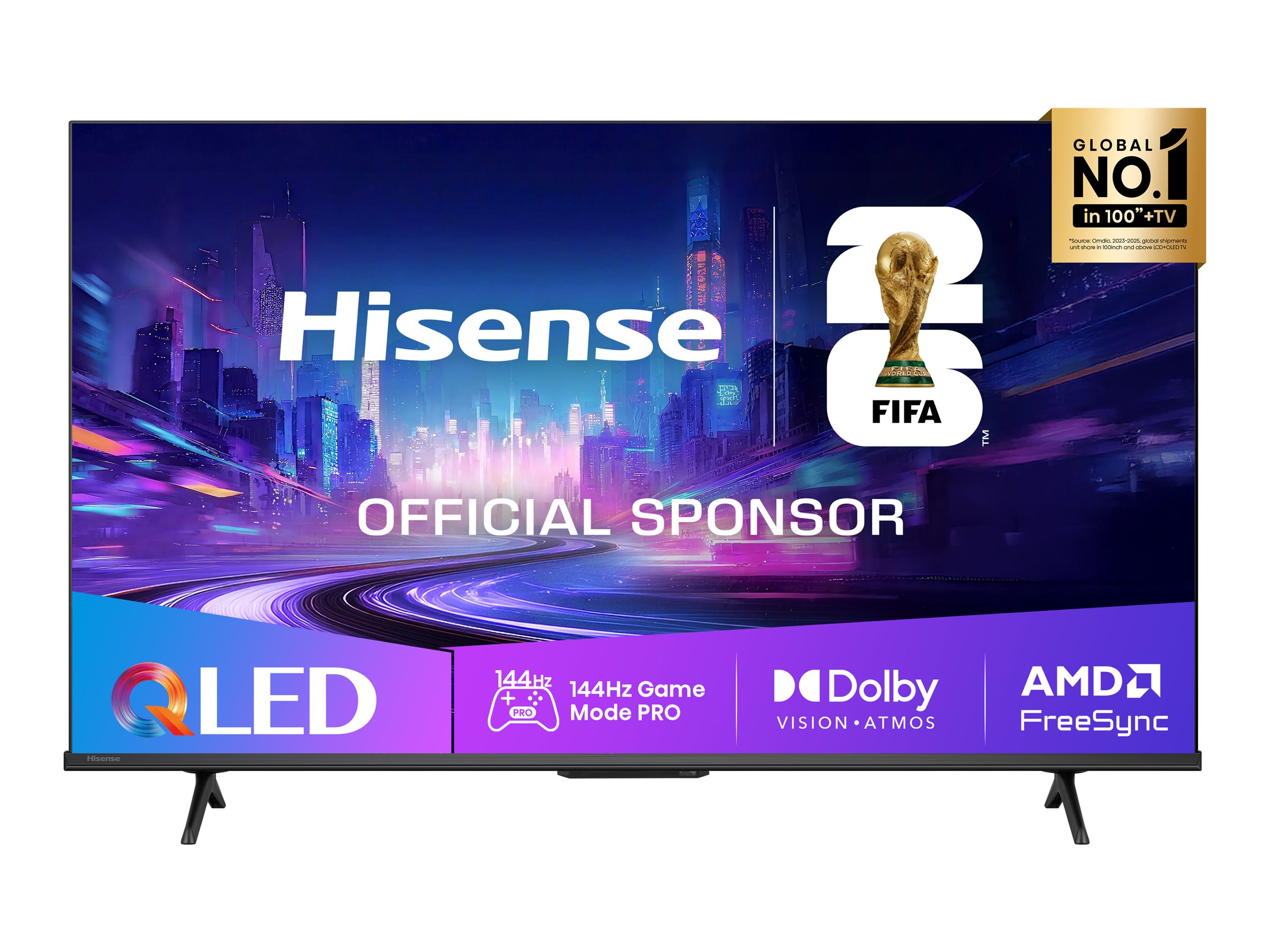 Hisense 43" Fladskærms TV LED 4K 43'' E7Q PRO | QLED Smart TV 4K 144Hz