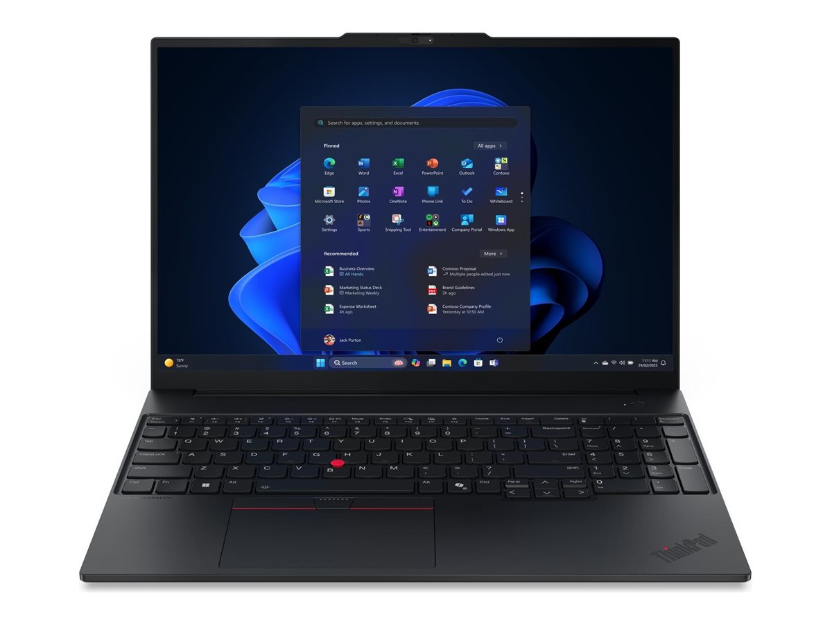 Lenovo ThinkPad E16 Gen 3 21ST 16" 1920 x 1200 (WUXGA) 220 16GB 512GB AMD Radeon 740M Windows 11 Pro