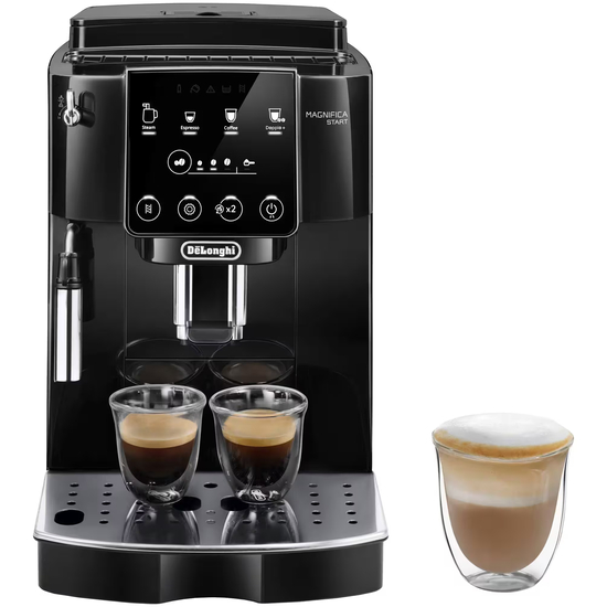 DeLonghi De'Longhi Magnifica Start ECAM220.21.B - automatic coffee machine with milk frother - 15 bar - black
