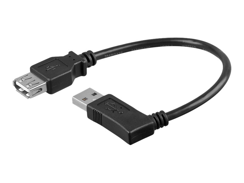 Goobay 95702, 0,3 m, USB A, USB A, USB 2.0, 0,48 Gbit/sek., Sort
