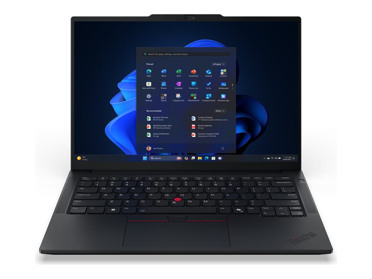 Lenovo ThinkPad E14 Gen 7 (Intel) Copilot+ PC 14" 1920 x 1200 (WUXGA) 226V 16GB 512GB Intel Arc Graphics 130V Windows 11 Pro