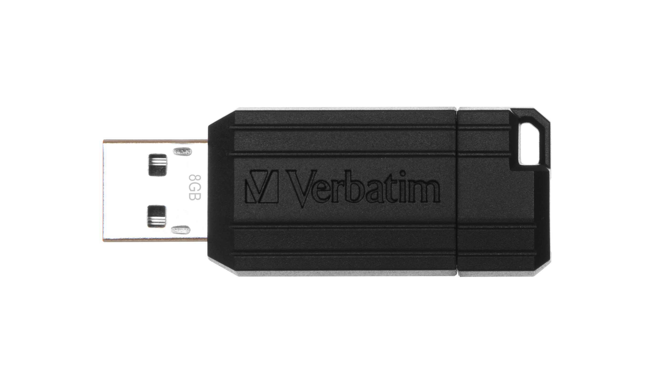 Verbatim PinStripe USB Drive 8GB USB 2.0 USB stick Sort