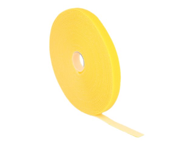 Delock - Kabelbinderrulle - 10 m - gul