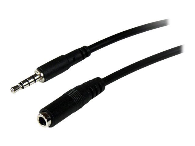 StarTech.com 2m 3.5mm 4 Position TRRS Headset Extension Cable - M/F - audio Extension Cable for iPhone (MUHSMF2M) Forlængerkabel til hovedsæt 2m