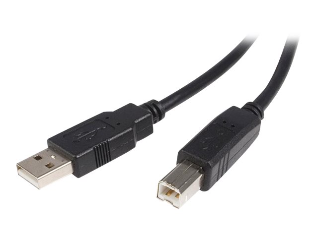 StarTech 3m USB 2.0 A to B Cable M/M - USB-kabel - USB (han) til USB Type B (han) - USB 2.0 - 3 m - sort