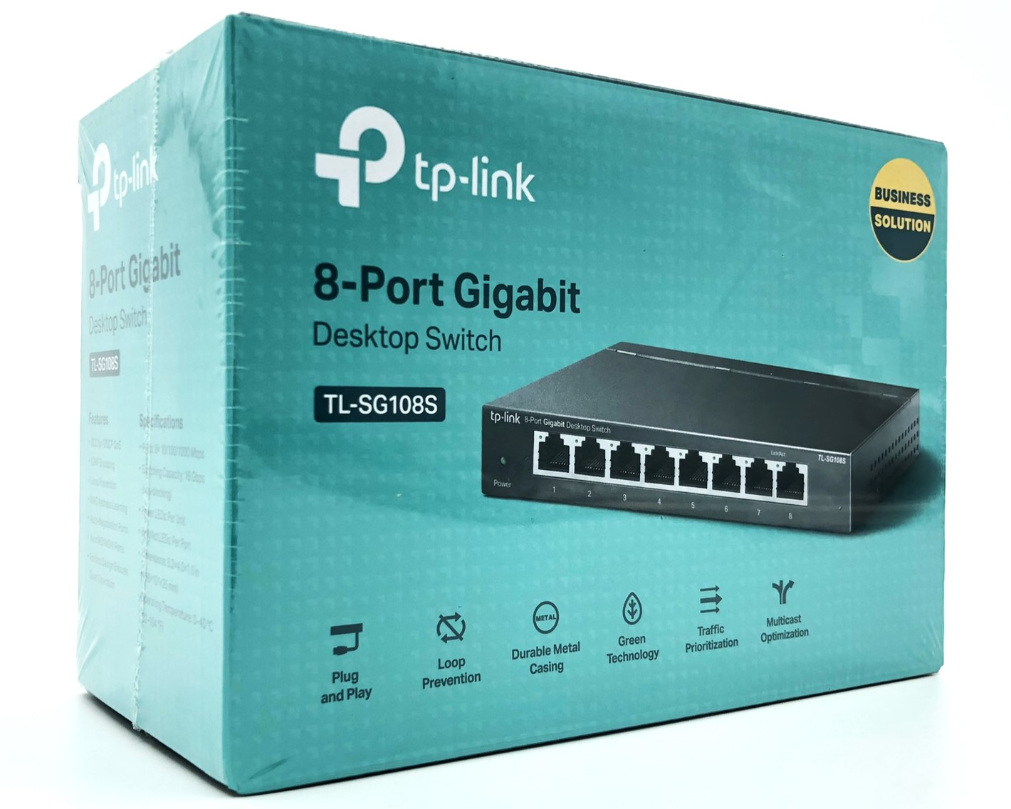 TP-Link TL-SG108S 8-Port 10/100/1000Mbps Desktop Network Switch