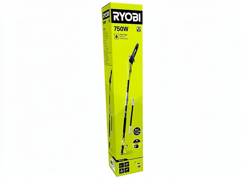 Ryobi RPP755E stangsav/pælesav 230V - 25 cm, rækkevidde 2,7 m
