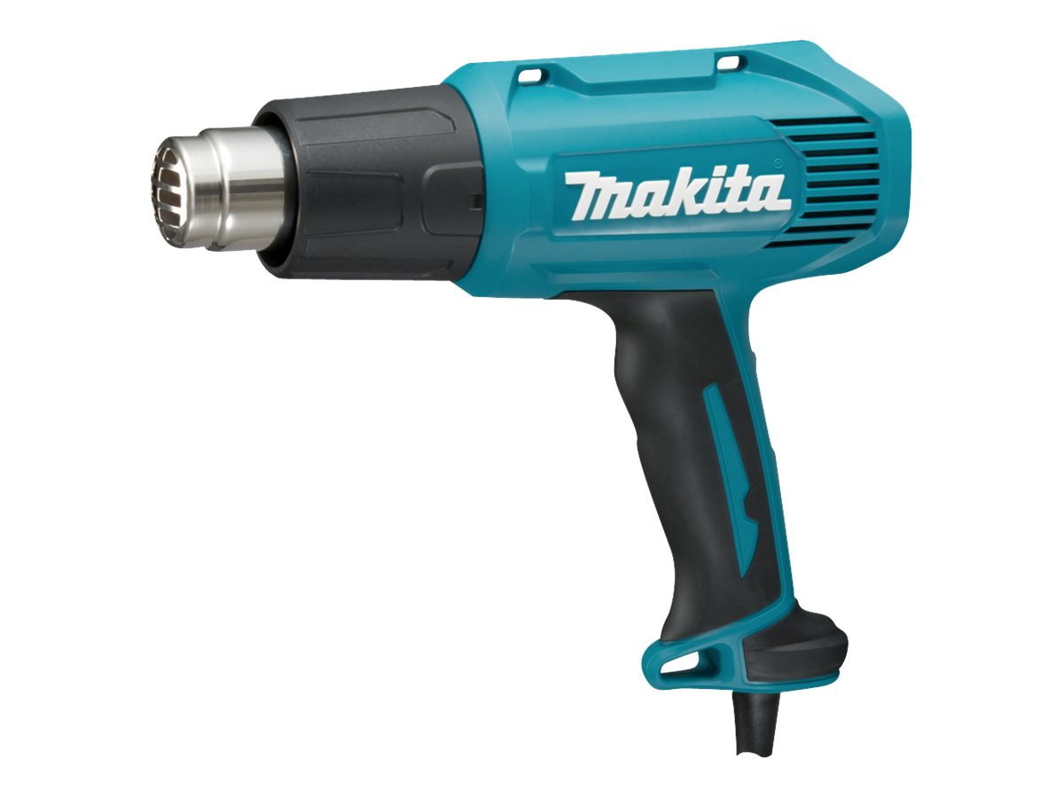 Makita Varmluftpistol 1600W. 2 hastigheder, med Kuffert og 4 dyser. HG5030K