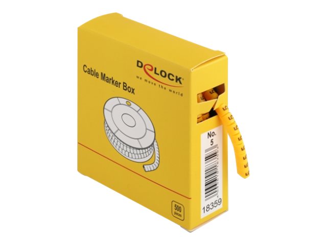 Delock Cable Marker Box, No. 5 Gul