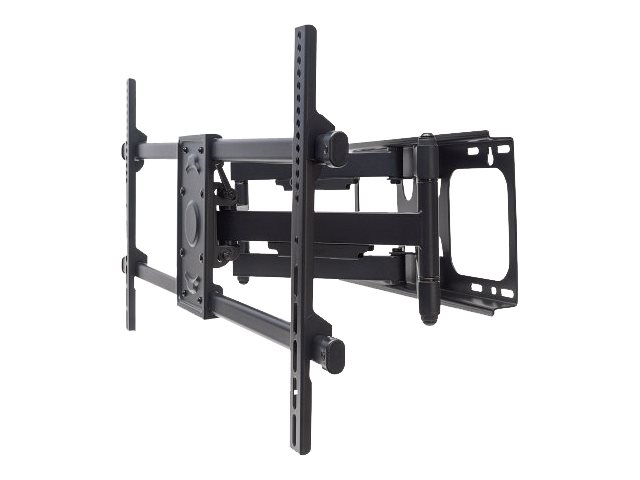 Manhattan TV & Monitor Mount, Wall, Full Motion, 1 screen, Screen Sizes: 37-75", Black, VESA 200x200 to 800x400mm, Max 75kg, LFD, Tilt & Swivel with 3