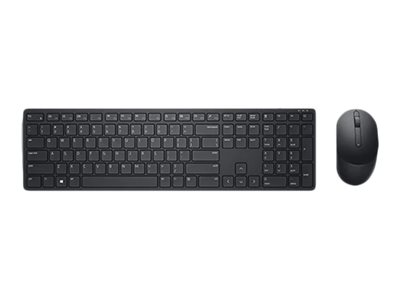 Dell Pro Wireless Keyboard and Mouse / 580-AJRC (US International) - Tastatur & Mus sæt - Universal - Sort