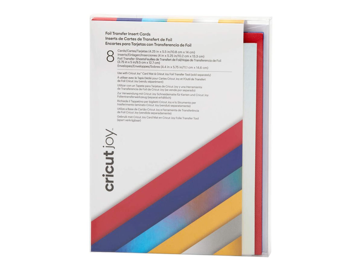 Cricut Joy Celebration Sampler - Folietransfe-indstikskort