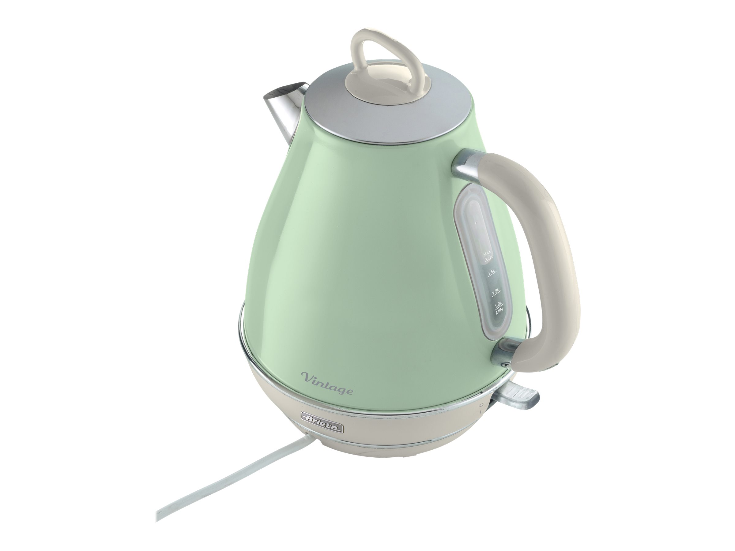 Ariete Vintage 1,7 liter, Grøn - Smal Elkedel