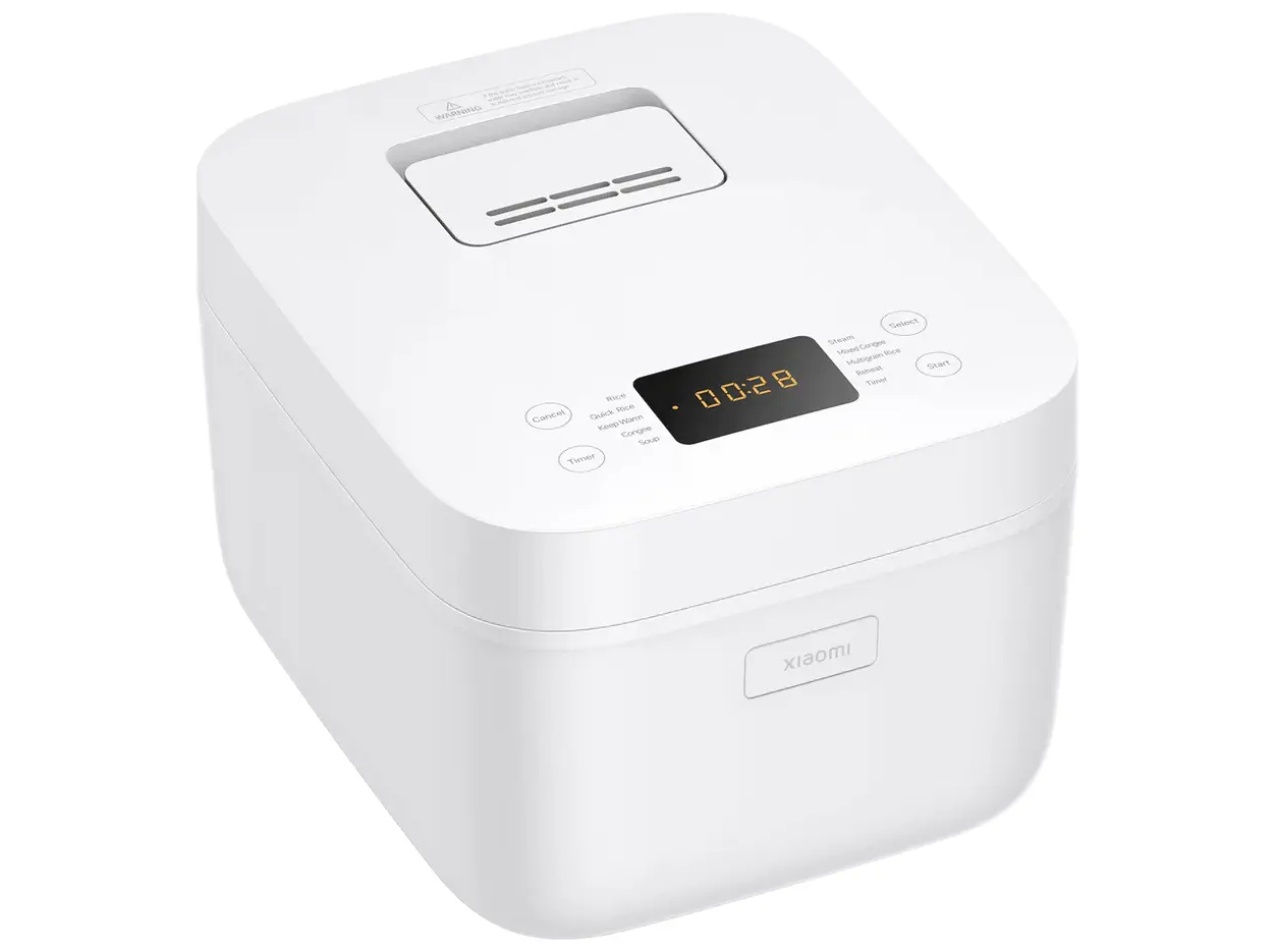 Xiaomi Multifunctional Rice Cooker, Hvid, 4 L, Aluminium, 12 t, Knapper, 24 t
