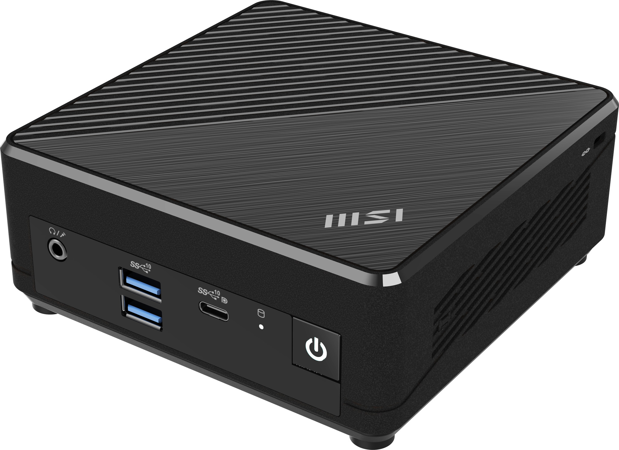 MSI Cubi N ADL S 225BEU - Barebone - mini PC 1 x N-series N100 / op til 3.4 GHz - RAM 0 GB - UHD Graphics - Gigabit Ethernet - sort