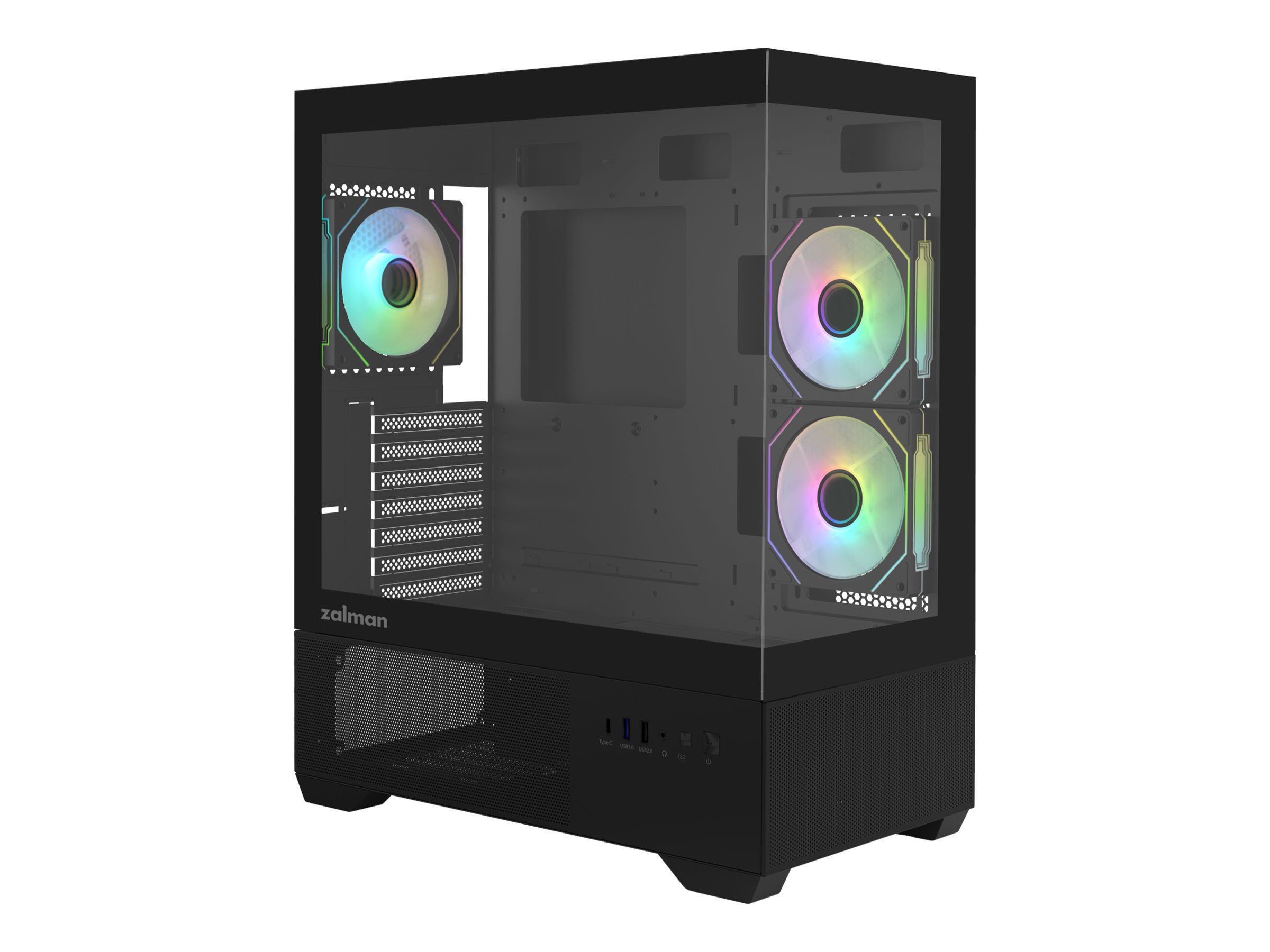 Zalman CHRONIX V2 - mid tower - ATX - Kabinet - Tower - Sort