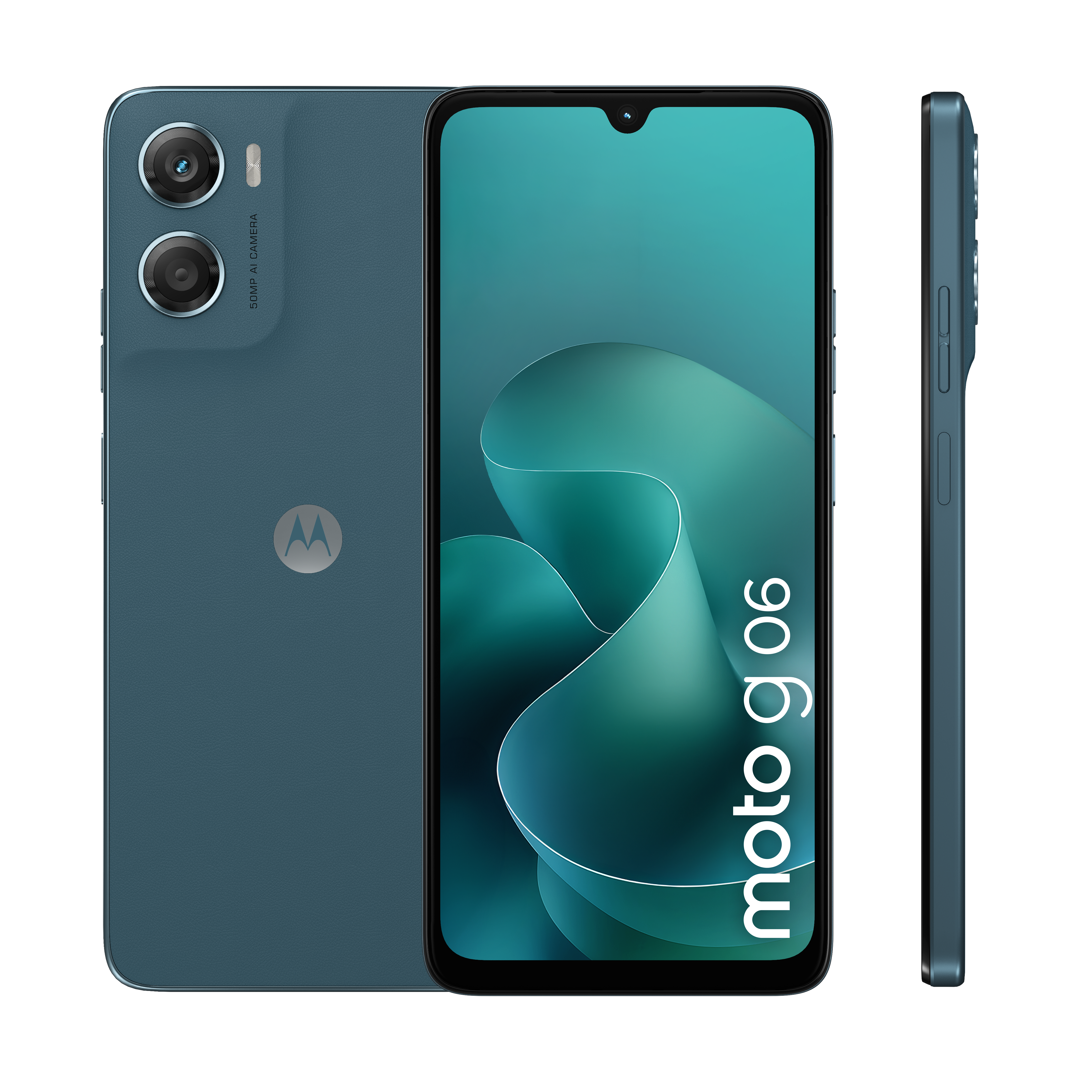 Motorola moto g06 17,5 cm (6.88") Dual SIM Android 15 4G USB Type-C 4 GB 128 GB 5200 mAh Blå