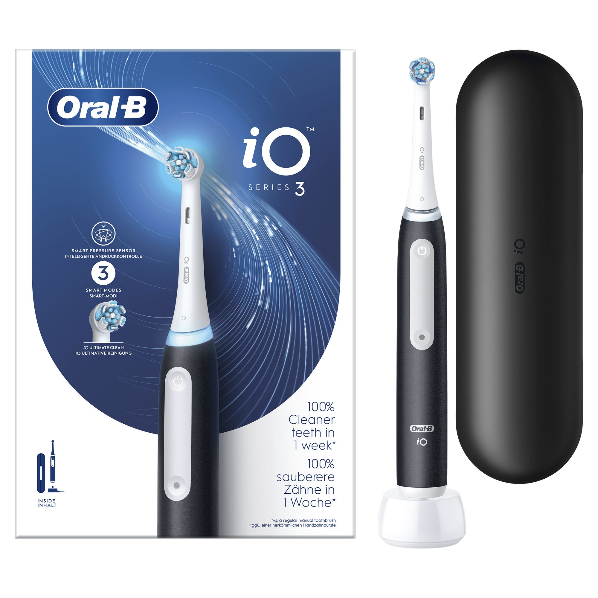 Oral-B 8006540731536 Elektrisk tandbørste Sort billede